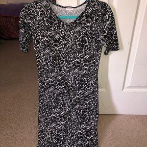 Lularoe xs black dress